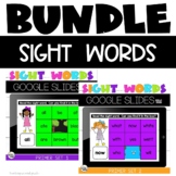 Google Slides™ Sight Words Practice with Primer Words Bundle