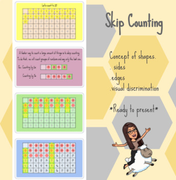 Preview of Google Slides - Skip Counting - online learning