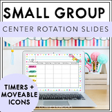 Google Slides Small Group Literacy Center Rotation Chart w