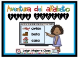 Google Slides Spanish Alphabet Adventure - Aventura del alfabeto