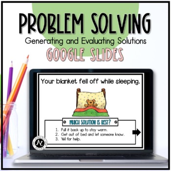 Preview of Google Slides™ Speech Therapy Problem Solving Scenarios
