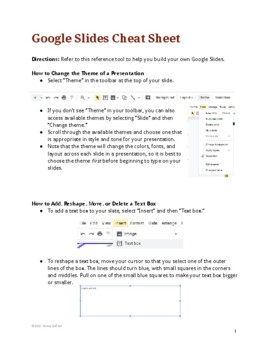 Preview of Google Slides Step-by-Step Student-Friendly Creation Guide - FREEBIE!