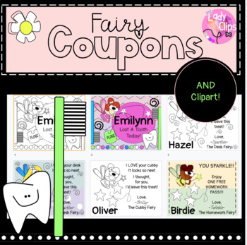 Google Slides/Summer/Fairies/Coupons/Tooth Lost/Rewards/Tooth Fairy ...