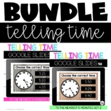 Google Slides™ Telling Time to the Nearest 5 Minutes Bundle