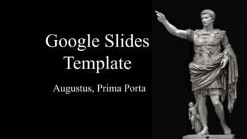 Preview of Google Slides (or PowerPoint) Template: Augustus Prima Porta (Black)