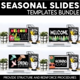 Google Slides Template Seasonal Bundle | Digital Learning 