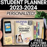 Daily Agenda Student Planner 2022-2023 BACK TO SCHOOL Google Slides Templates