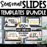 Google Slides Templates Seasonal Bundle | Digital Learning