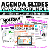 Summer Daily Agenda Google Slides Template | June Assignme