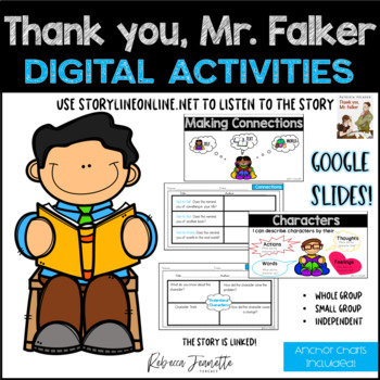 Preview of Google Slides - Thank You, Mr. Falker - Making Connections - Characters