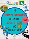 Google Slides: The Hero's Journey Notes and Interactive Sl