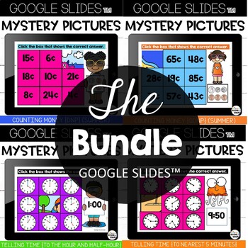 Preview of Google Slides™ Time and Money Bundle