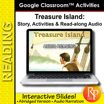Preview of "Treasure Island" Abridged Story, Activities & Read-Along Audio | GOOGLE