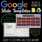 Google Slides Unit Template: Books & Barnwood