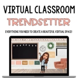 Google Slides Virtual Classroom EDITABLE Template | Digita