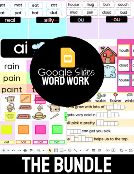 Preview of Google Slides Word Work - THE BUNDLE
