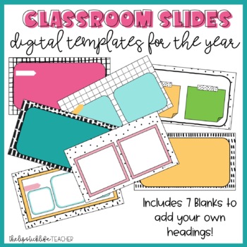 Google Slides for the Year Back to School Big Bundle by The Ready Set ...