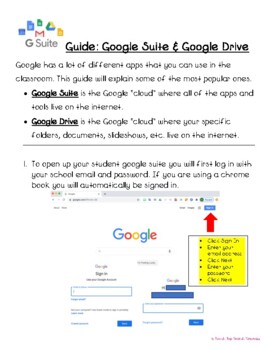 Preview of Google Suite & Drive Guide