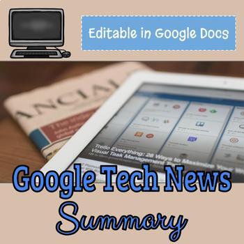 Preview of Google Technology News Article Summary - Online Distance Learning