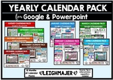 Google and PowerPoint Calendar & Morning Meeting: the YEAR