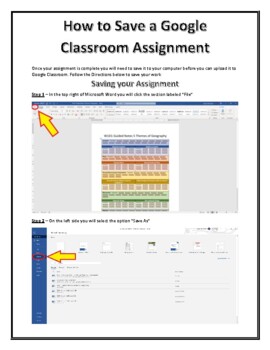 how to download assignments from google classroom