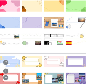 Preview of Google slide templates TPT #1