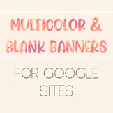 GoogleSites Banners and Buttons | MULTICOLOR |