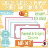 GoogleSlides & PowerPoint Backgrounds BUNDLE 120 Slides, 4