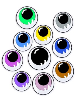 Googly Eyes Clipart for Monster Craft Eye Clip Art | TPT