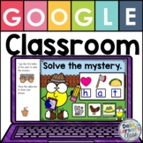 Google Classroom Mystery CVC Words with Beginning Sounds