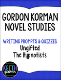 Gordon Korman Novel Studies:  The Hypnotists and Ungifted