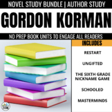Gordon Korman Author Study Bundle