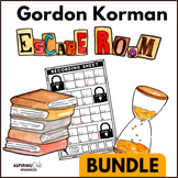 Gordon Korman Novels Escape Room Challenges Review Games G