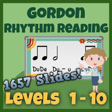 Gordon Rhythm Reading: Levels 1 - 10