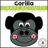 Gorilla Craft Zoo Jungle Animals Theme Activities Bulletin