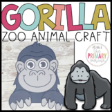 Gorilla Craft | Zoo animal craft | Zoo crafts | Monkey cra