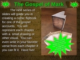 Gospel of Mark Comic Strip Template and Fold-able Template