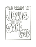 Gospel of Mark Reading Log