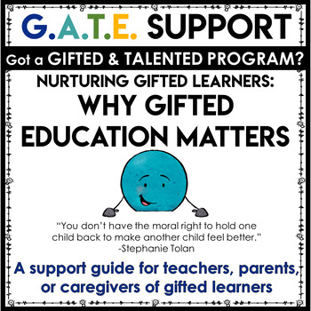 Preview of Gifted and Talented Activities | GATE Program Support | For Teachers or Parents