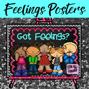 Preview of Got Feelings?  Set of 15 Posters {school counselor decor}