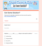 Got Some Solution? | Crash Course Kids | Google Forms Quiz 