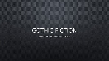 Preview of Gothic Fiction Introduction