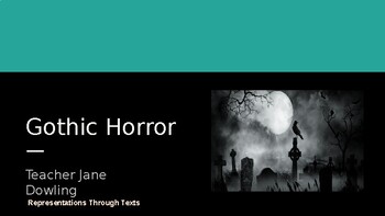 Preview of Gothic Horror PPT
