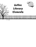 Gothic Literary Elements Flipbook