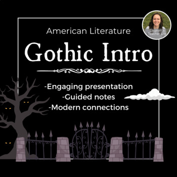 Preview of Gothic Literature Intro Edgar Allan Poe - American Literature - Halloween