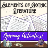Gothic Literature Introduction Activities