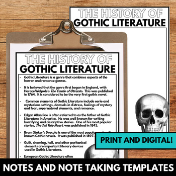my introduction to gothic literature story summary