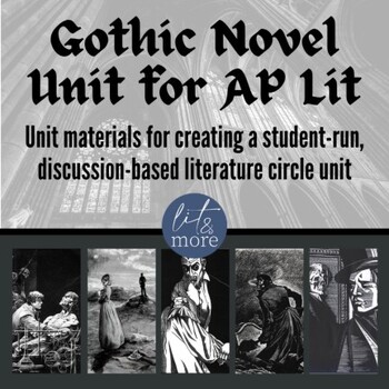 Preview of Gothic Novel Unit for AP Lit