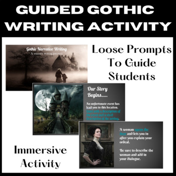 Preview of Gothic Narrative Writing Activity | Halloween Writing Activity