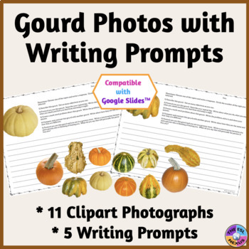 Preview of Gourd Photographs and Writing Prompts in Printable & Paperless Versions